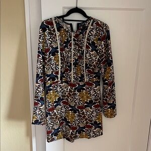 Floral Long Sleeve Romper